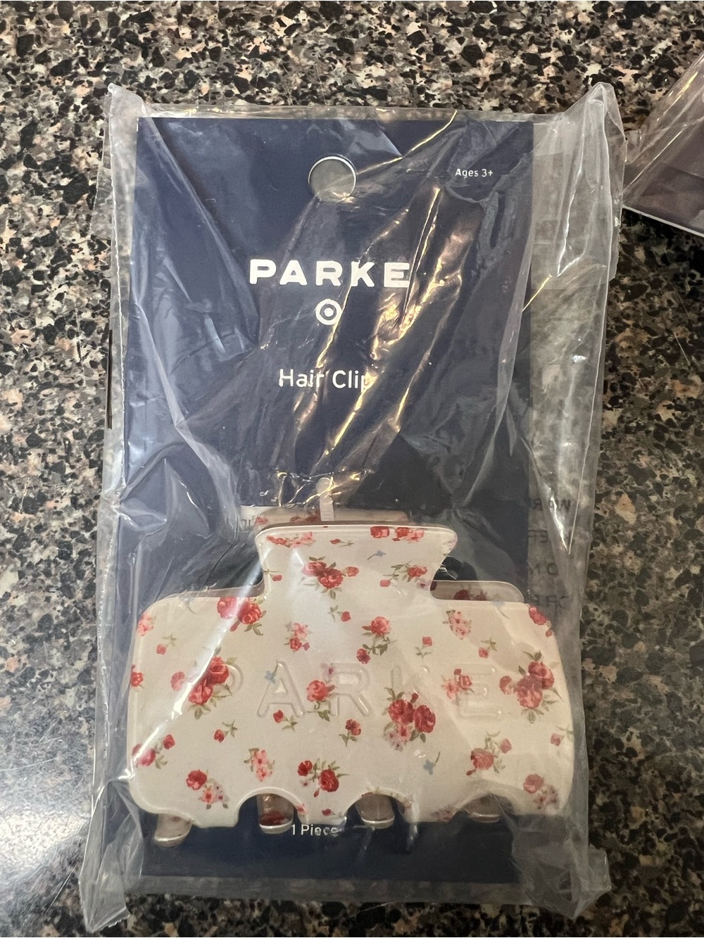 PARKE x Target Floral Claw clip